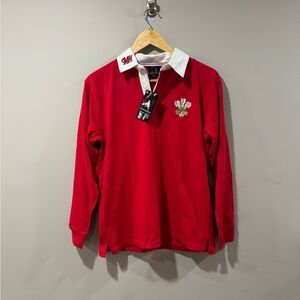 Wales Welsh Rugby Union Long Sleeve Jersey Shirt